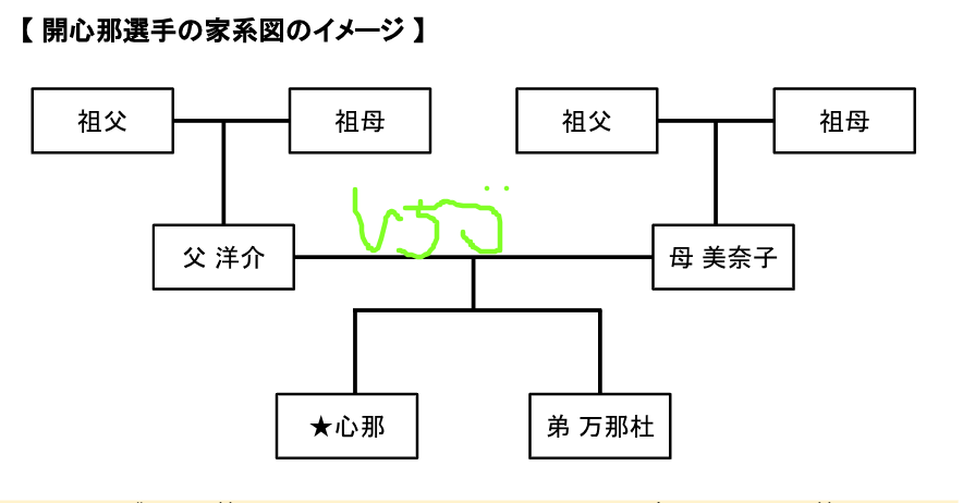 開心那の家系図